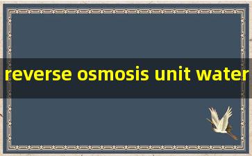reverse osmosis unit water purifier quotes
